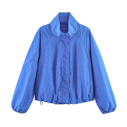 Casual versatile pleated nylon jacket eprolo