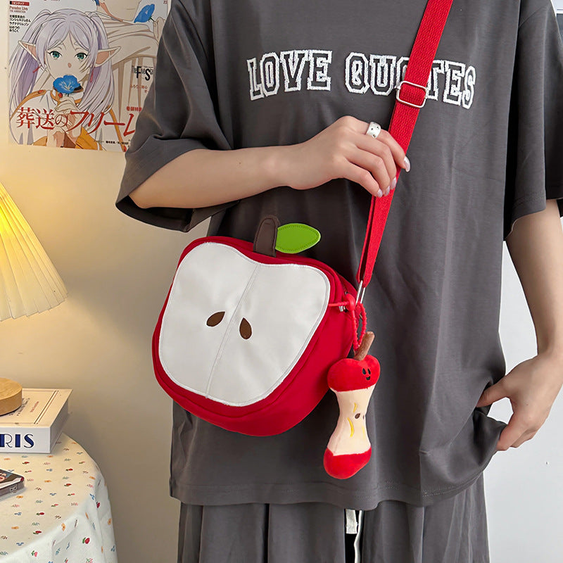 A multi-purpose red apple KT cat shoulder bag eprolo