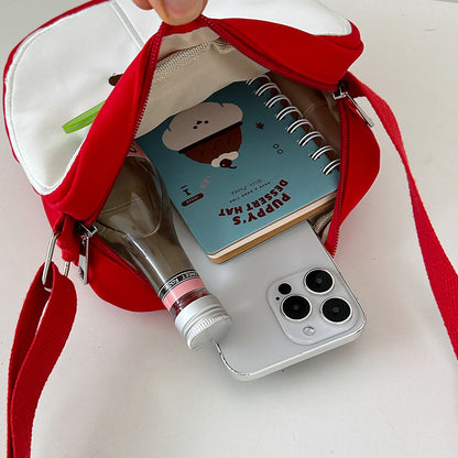 A multi-purpose red apple KT cat shoulder bag eprolo