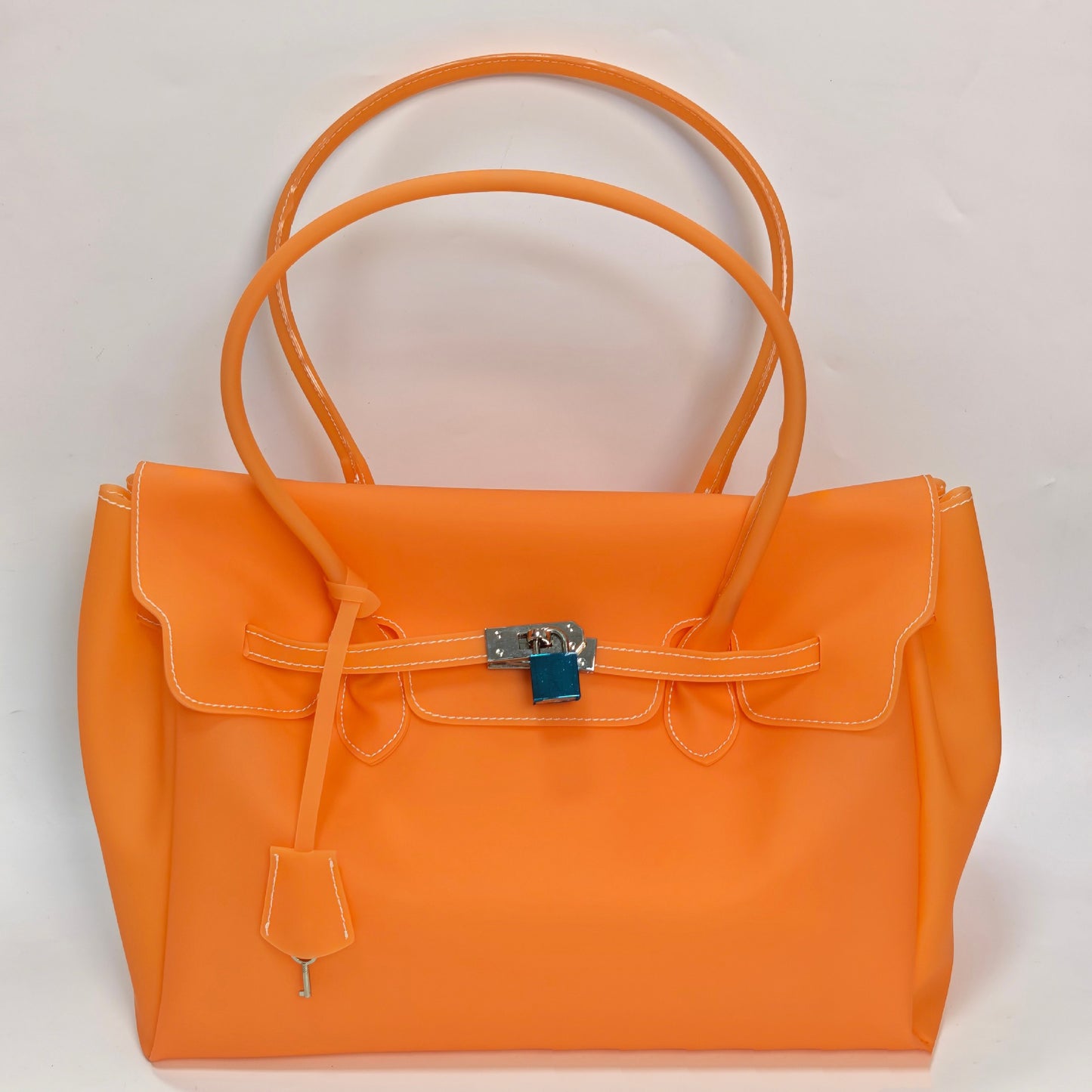 Jellyfirkin New Summer Style Kiiikiii Jelly Tote Shoulder Bag Large Capacity Underarm Bag eprolo