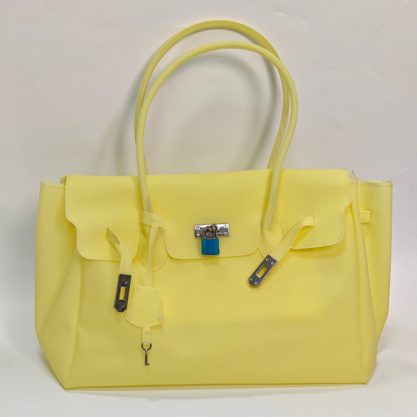 Jellyfirkin New Summer Style Kiiikiii Jelly Tote Shoulder Bag Large Capacity Underarm Bag eprolo