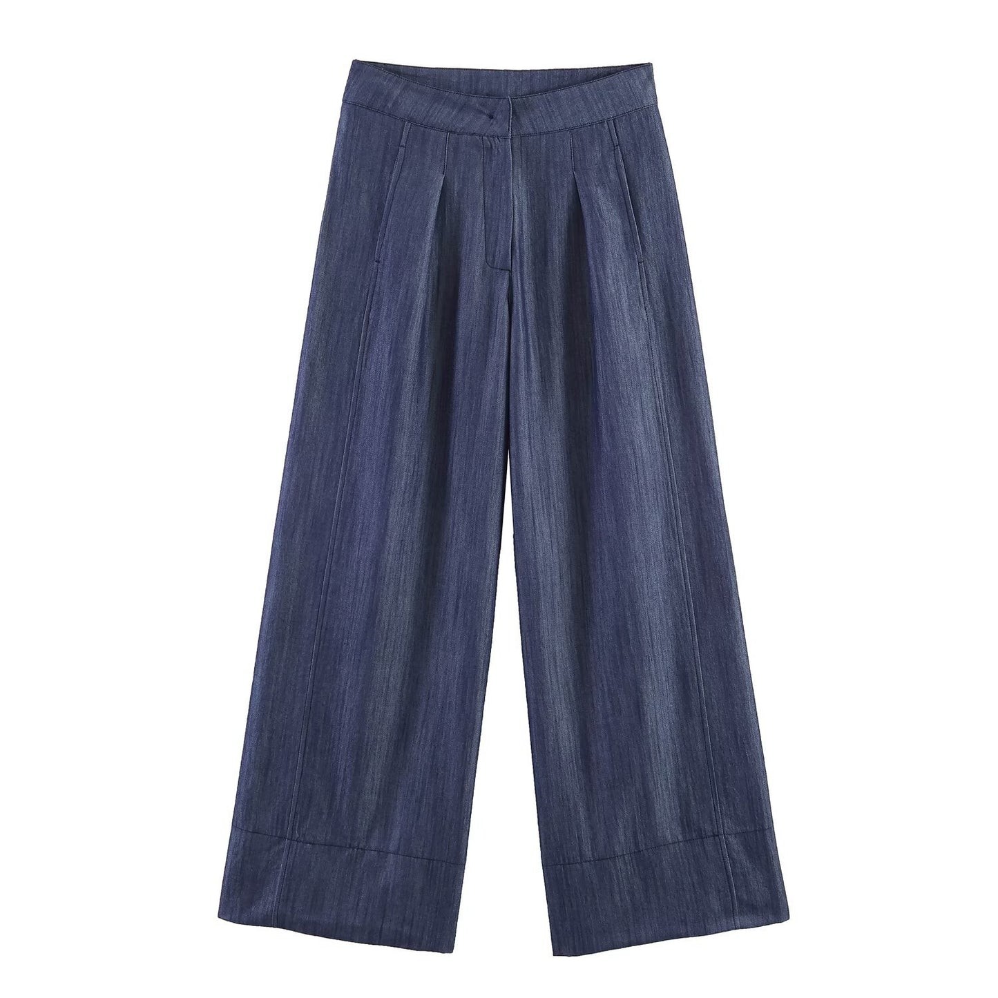 Rivet buckle top+wide leg pants set eprolo