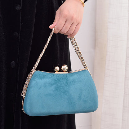 Black PU dinner minimalist handbag eprolo