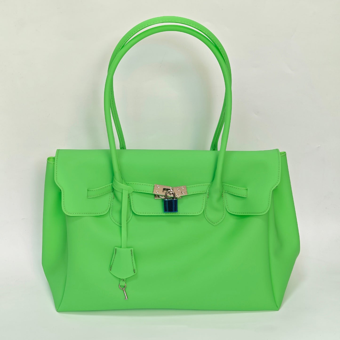 Jellyfirkin New Summer Style Kiiikiii Jelly Tote Shoulder Bag Large Capacity Underarm Bag eprolo