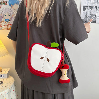 A multi-purpose red apple KT cat shoulder bag eprolo