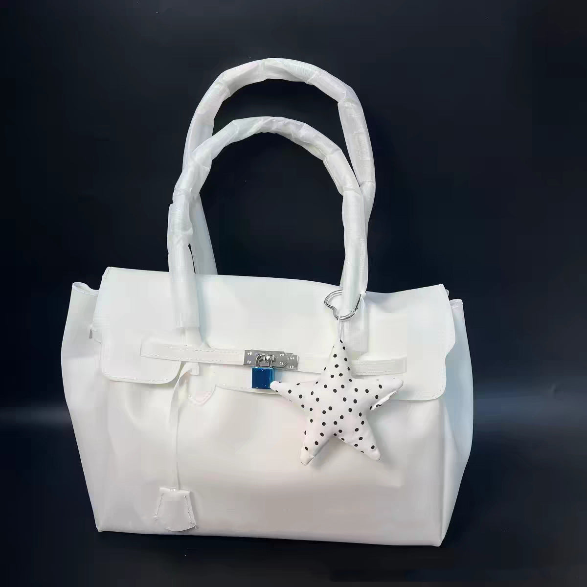 Jellyfirkin New Summer Style Kiiikiii Jelly Tote Shoulder Bag Large Capacity Underarm Bag eprolo