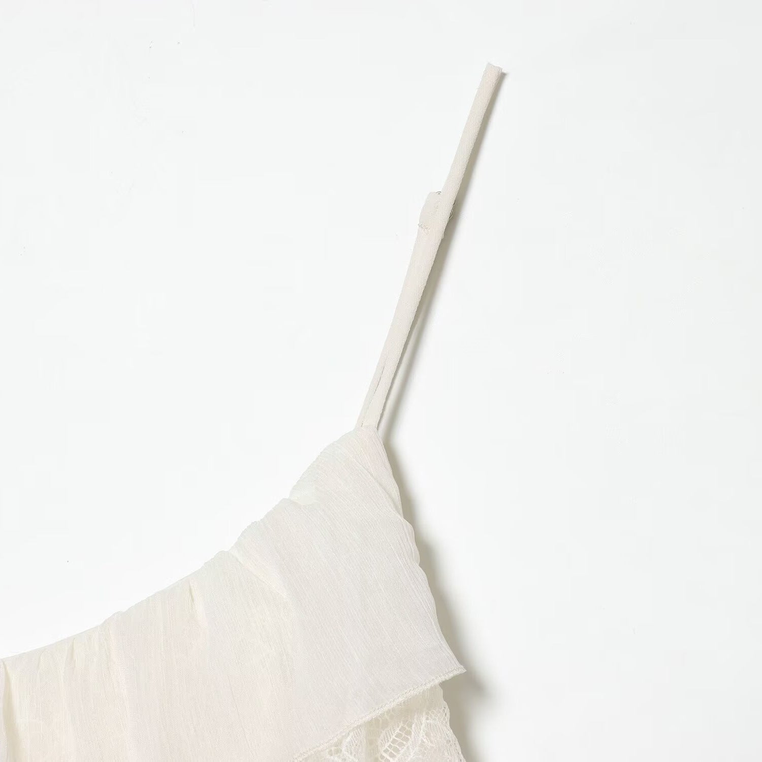 Lace patchwork irregular camisole skirt eprolo