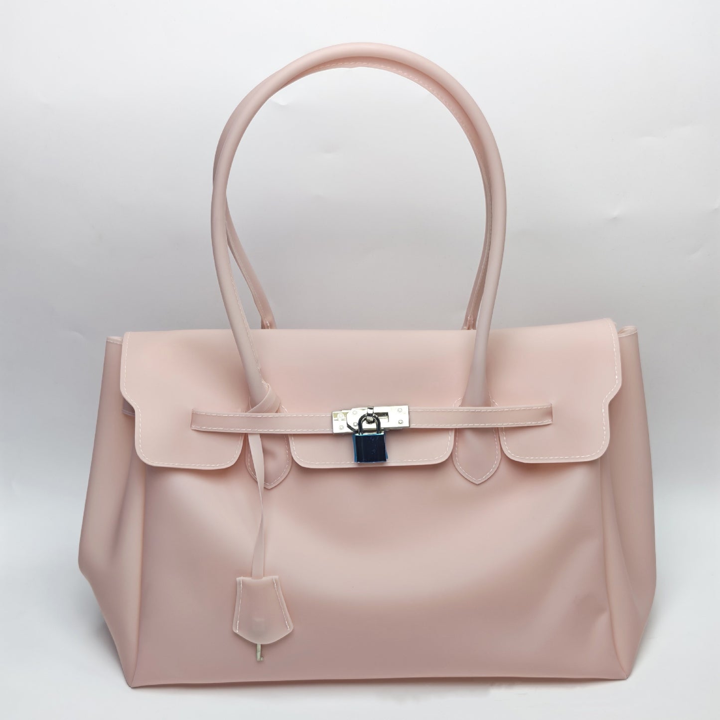 Jellyfirkin New Summer Style Kiiikiii Jelly Tote Shoulder Bag Large Capacity Underarm Bag eprolo