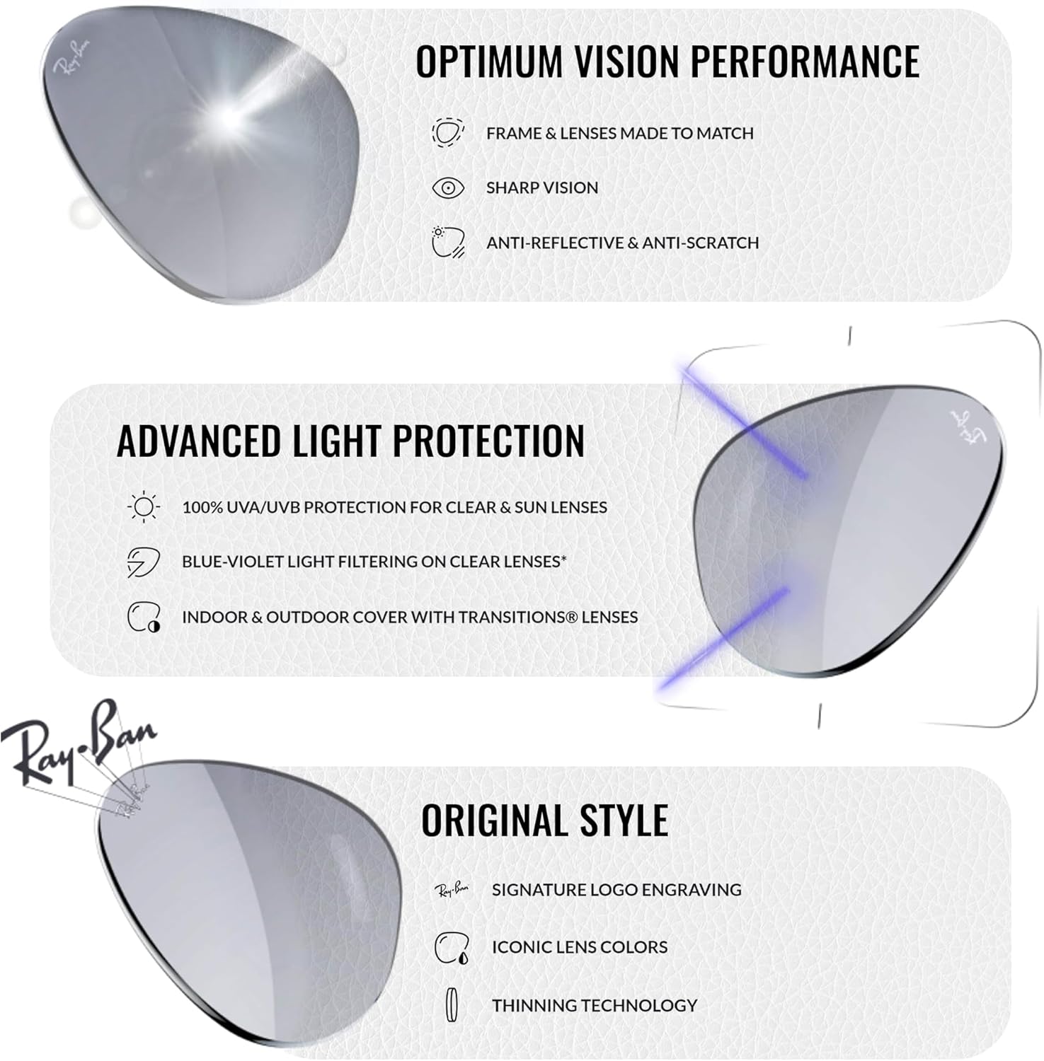 Ray-Ban RB2140 Original Wayfarer Classic Square Shape Sunglasses With Eyewear Kit Bundle - High Bridge Fit - Ideal Formal and Casual Wear Square Sunglasses My Time My Money