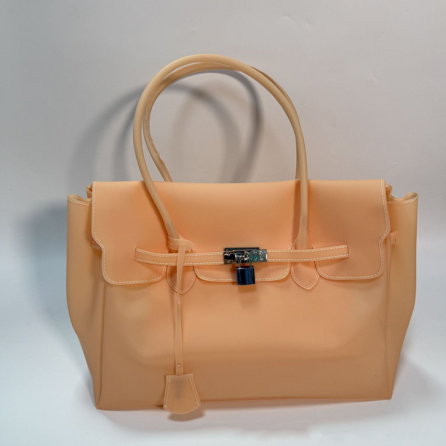 Jellyfirkin New Summer Style Kiiikiii Jelly Tote Shoulder Bag Large Capacity Underarm Bag eprolo