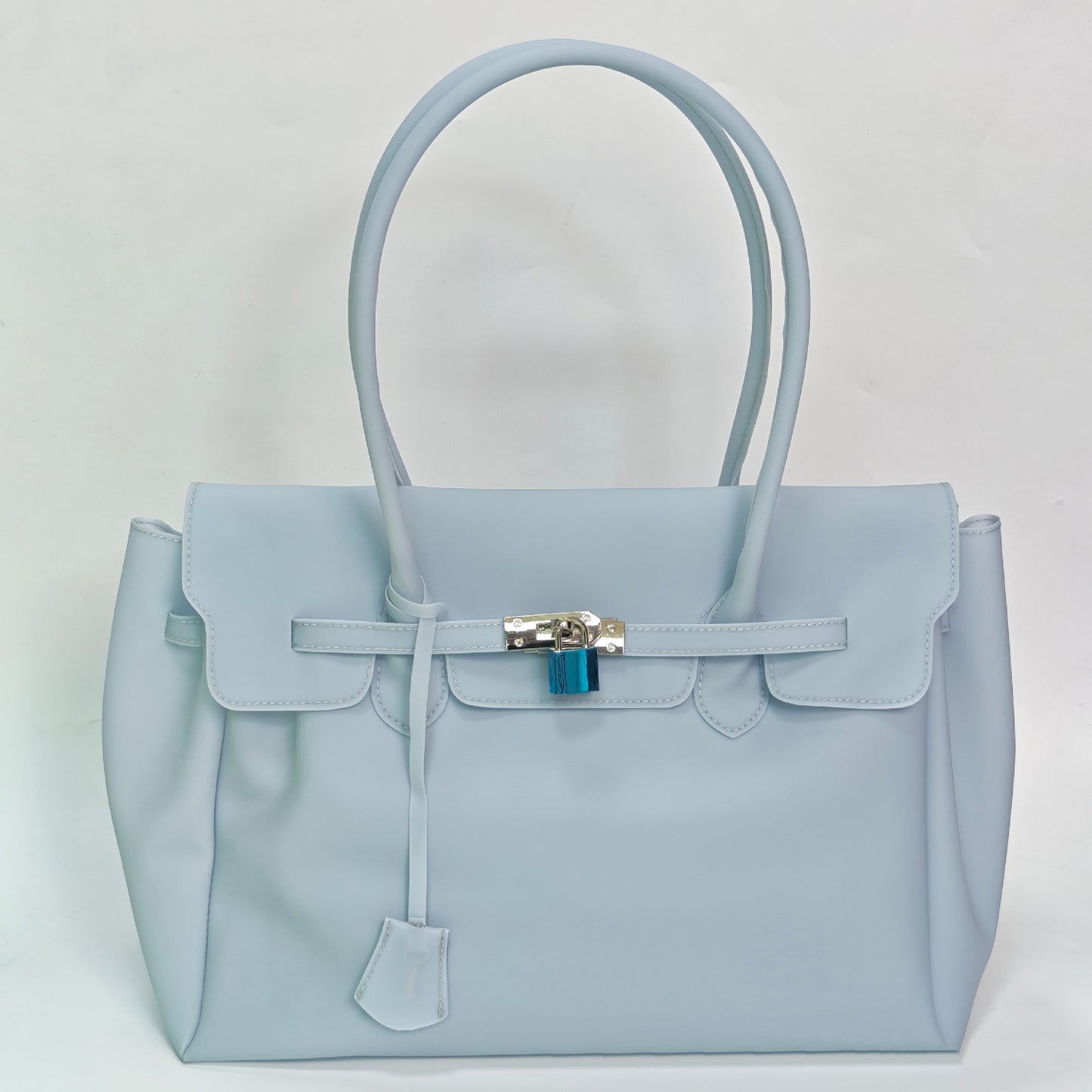 Jellyfirkin New Summer Style Kiiikiii Jelly Tote Shoulder Bag Large Capacity Underarm Bag eprolo