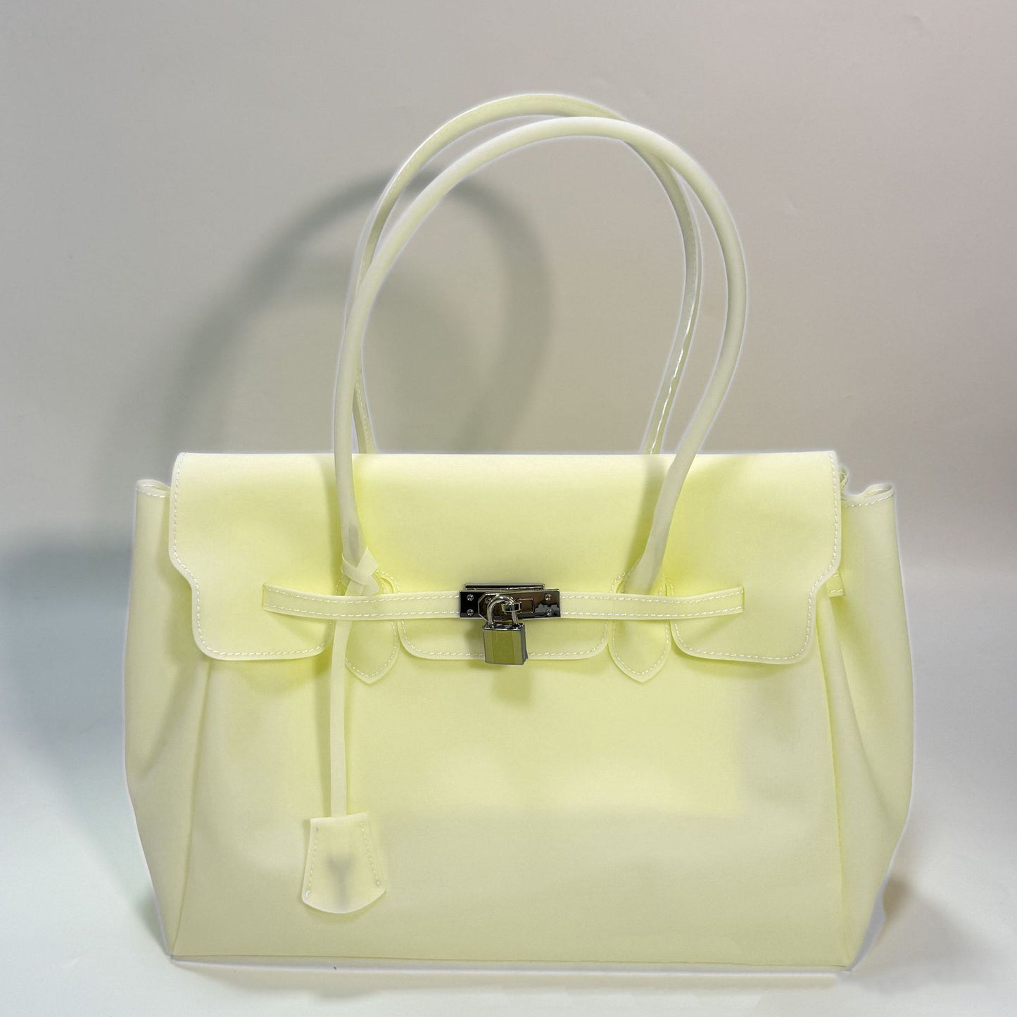 Jellyfirkin New Summer Style Kiiikiii Jelly Tote Shoulder Bag Large Capacity Underarm Bag eprolo