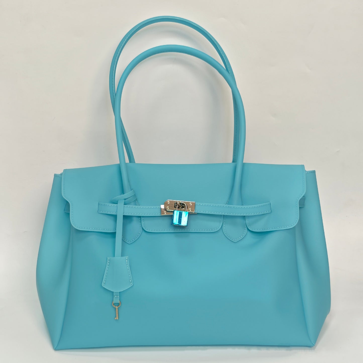 Jellyfirkin New Summer Style Kiiikiii Jelly Tote Shoulder Bag Large Capacity Underarm Bag eprolo