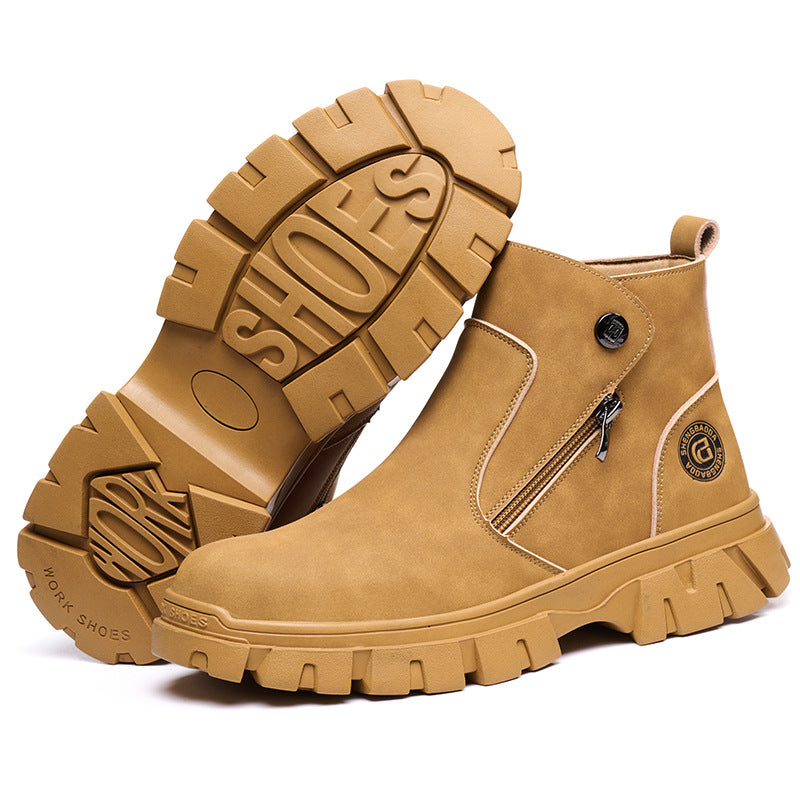 Welders' labor protection anti smashing and anti piercing work anti spark protection and safety shoes eprolo
