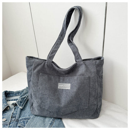 Corduroy shoulder crossbody bag eprolo