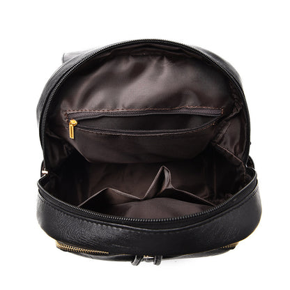 Soft leather backpack travel bag eprolo